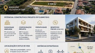 Terreno em Vila Nova de Gaia · 2100 m² · 490 000 €