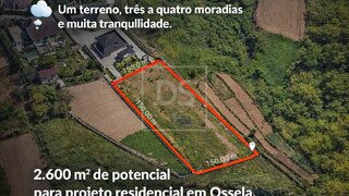 Land for sale in Oliveira de Azeméis, Portugal — €89,000