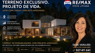 Terreno em Ponte de Lima · 1500 m² · 125 000 €