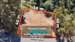 Land for sale in Vila Nova de Gaia, Portugal — €120,000