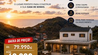 Land for sale in Machico, Portugal — €65,990