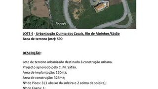 Land for sale in Sátão, Portugal — €19,500