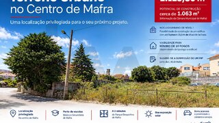 Terreno em Mafra · 2126 m² · 925 500 €
