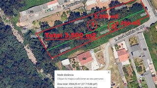 Land for sale in Vila Nova de Gaia, Portugal — €255,000