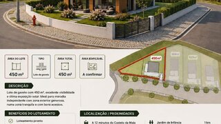 Land for sale in Trofa, Portugal — €74,000