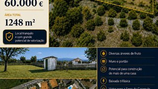 Land for sale in Oliveira do Hospital, Portugal — €60,000