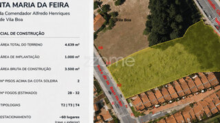 Terreno em Santa Maria da Feira · 4639 m² · 900 000 €