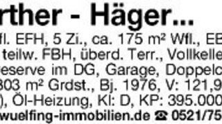 Immobilie verkauft - Thater Immobilien