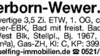 Immobilie verkauft - Thater Immobilien
