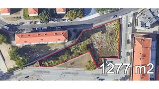 Terreno de 1277 m² em Porto